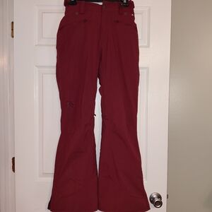 Flylow Snowboard Pants Women's Size 4 ‎ Burgundy Red